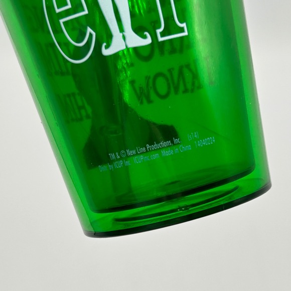 Icup Elf Movie Buddy the Elf "Santa Oh My God I Know Him" Tumbler Cup with Straw - Picture 5 of 8